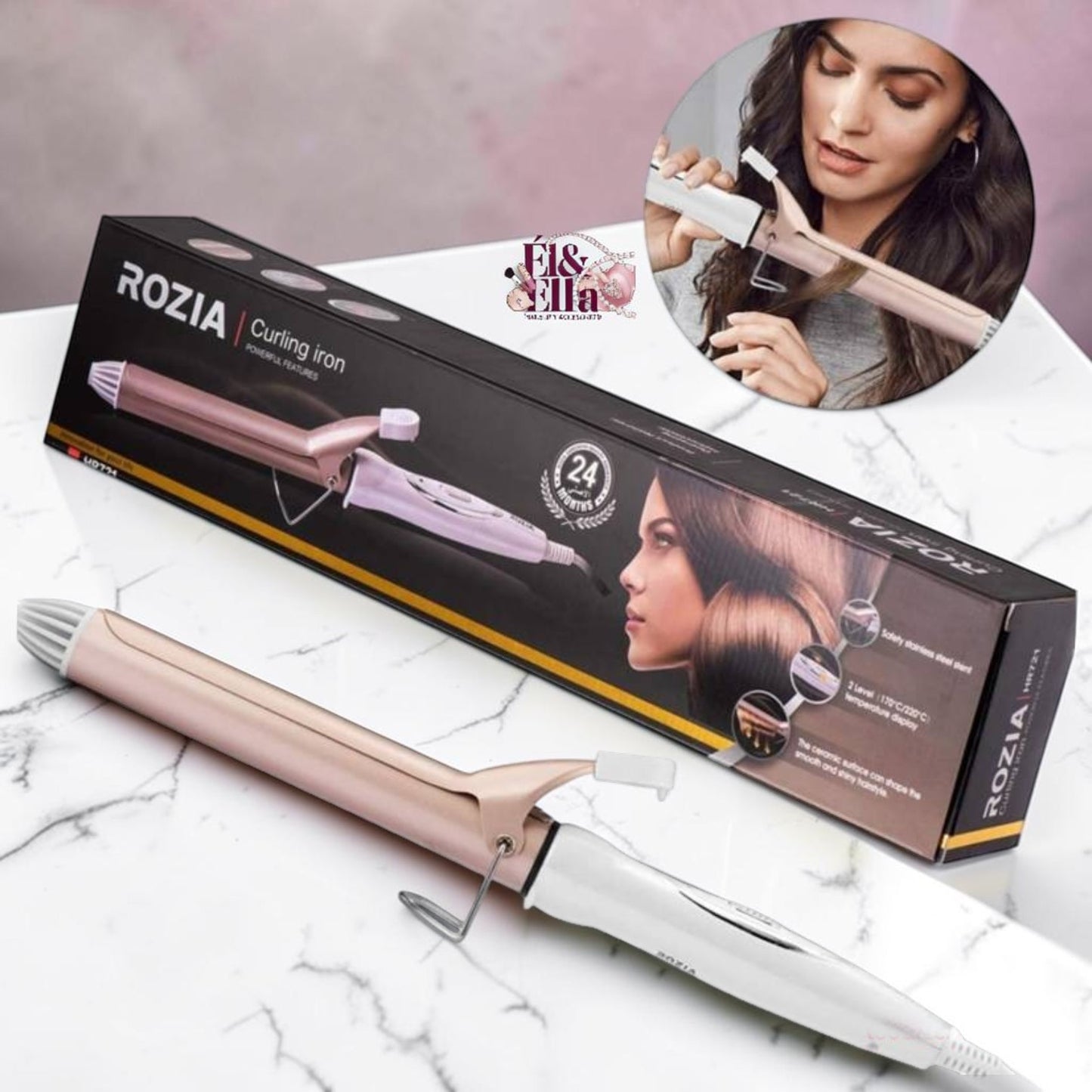 RIZADOR DE CABELLO HR721 ONDULADOR ROZIA
