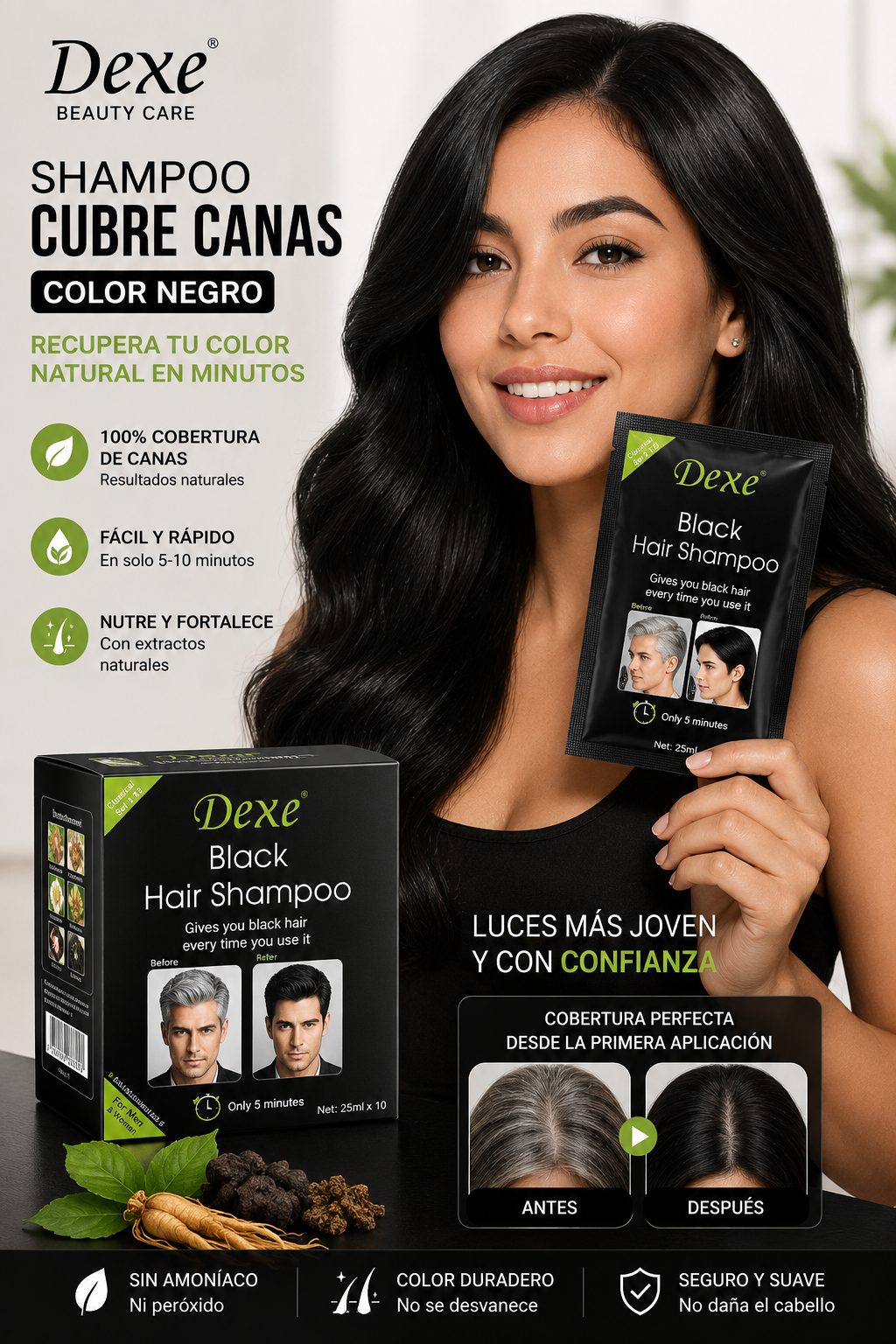 Shampoo - CUBRE CANAS  DEXE