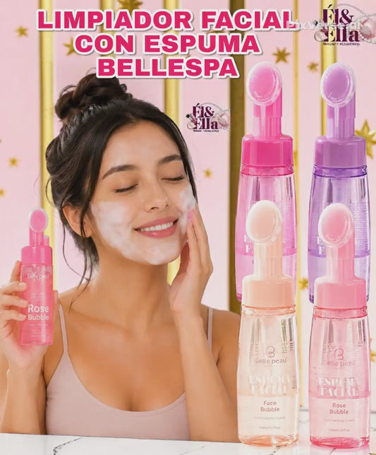 Espuma Limpiadora Facial con Cepillo BELLESPA