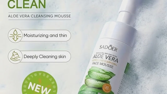 Espuma Limpiadora Facial Con Cepillo Exfoliante Sadoer